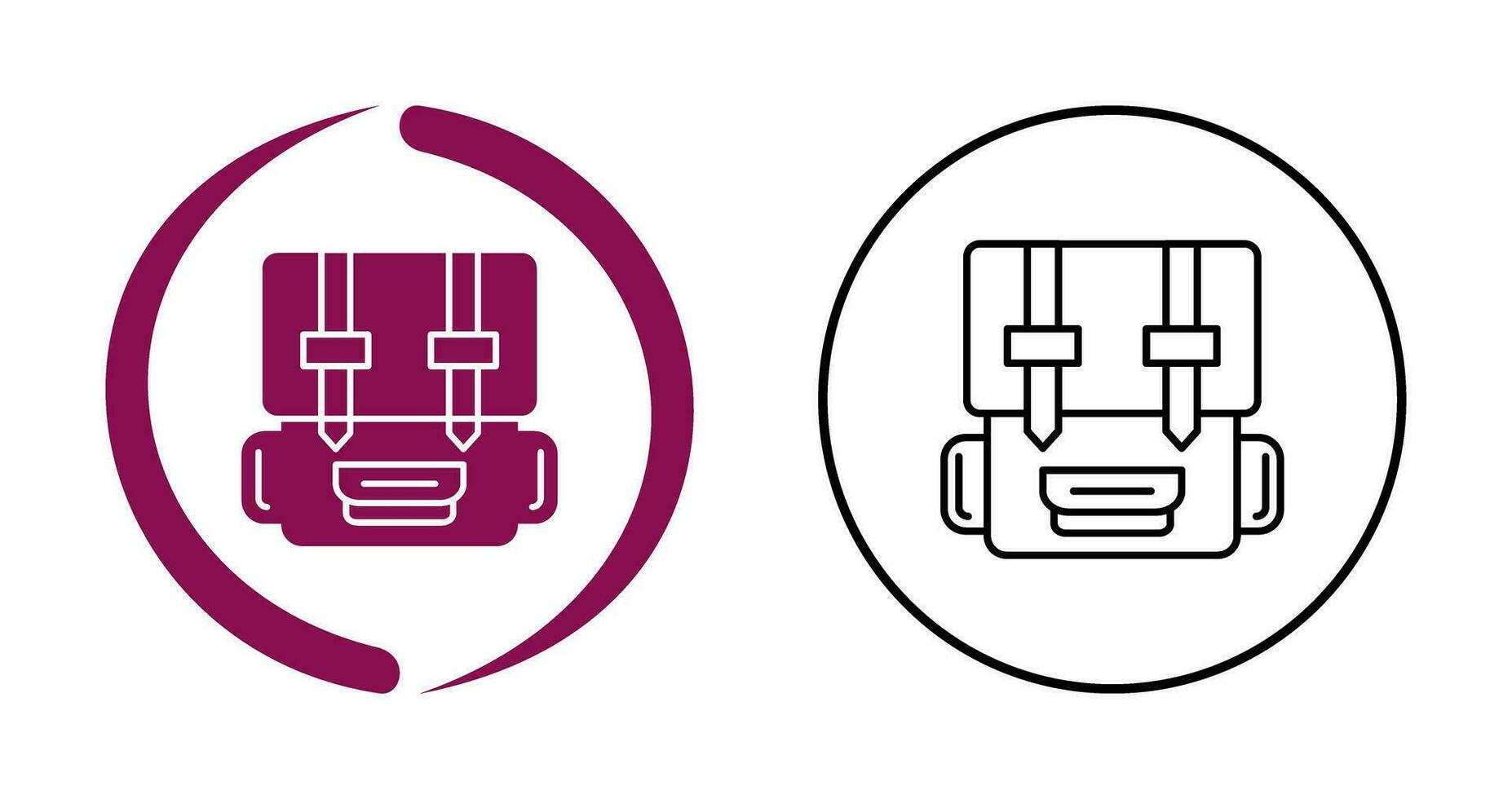 Backpack Vector Icon
