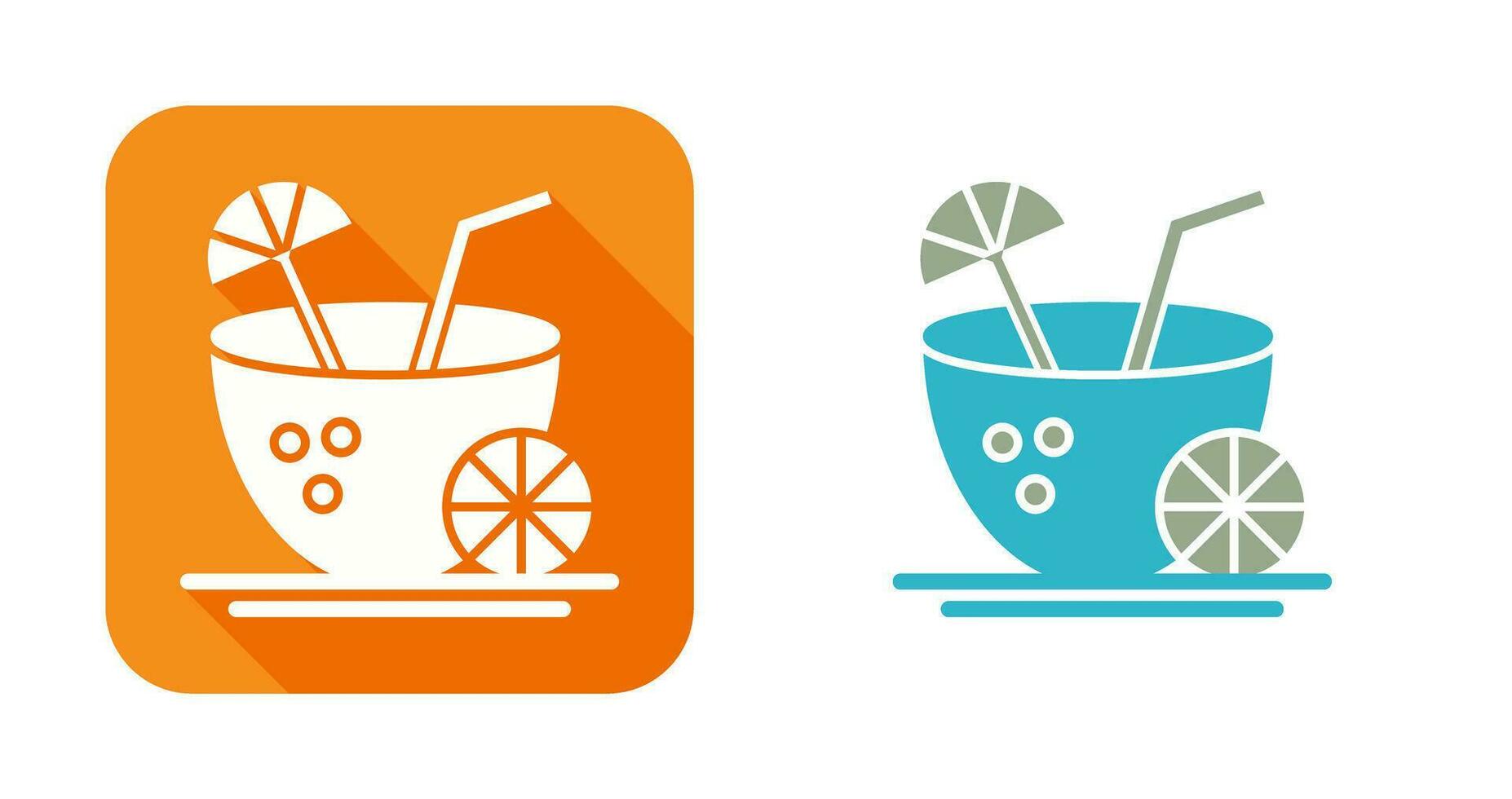 Coconut Drink Vector Icon