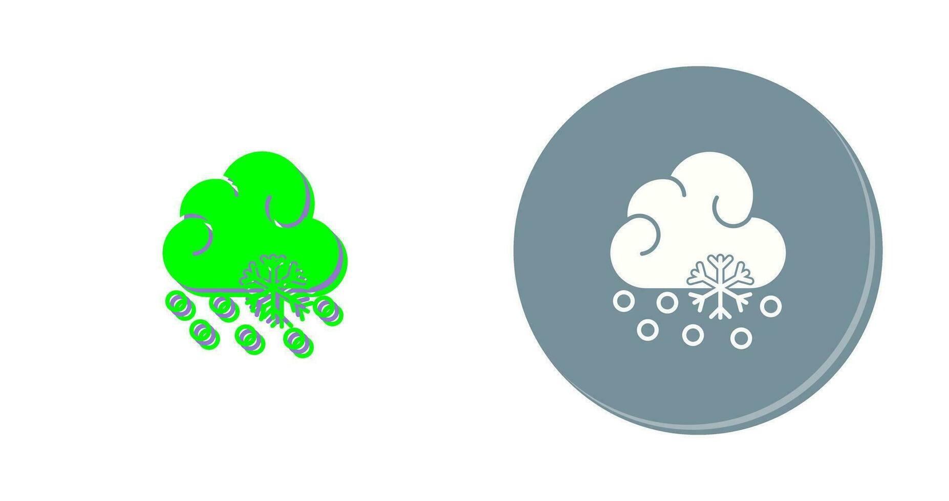 Snow Fall Vector Icon