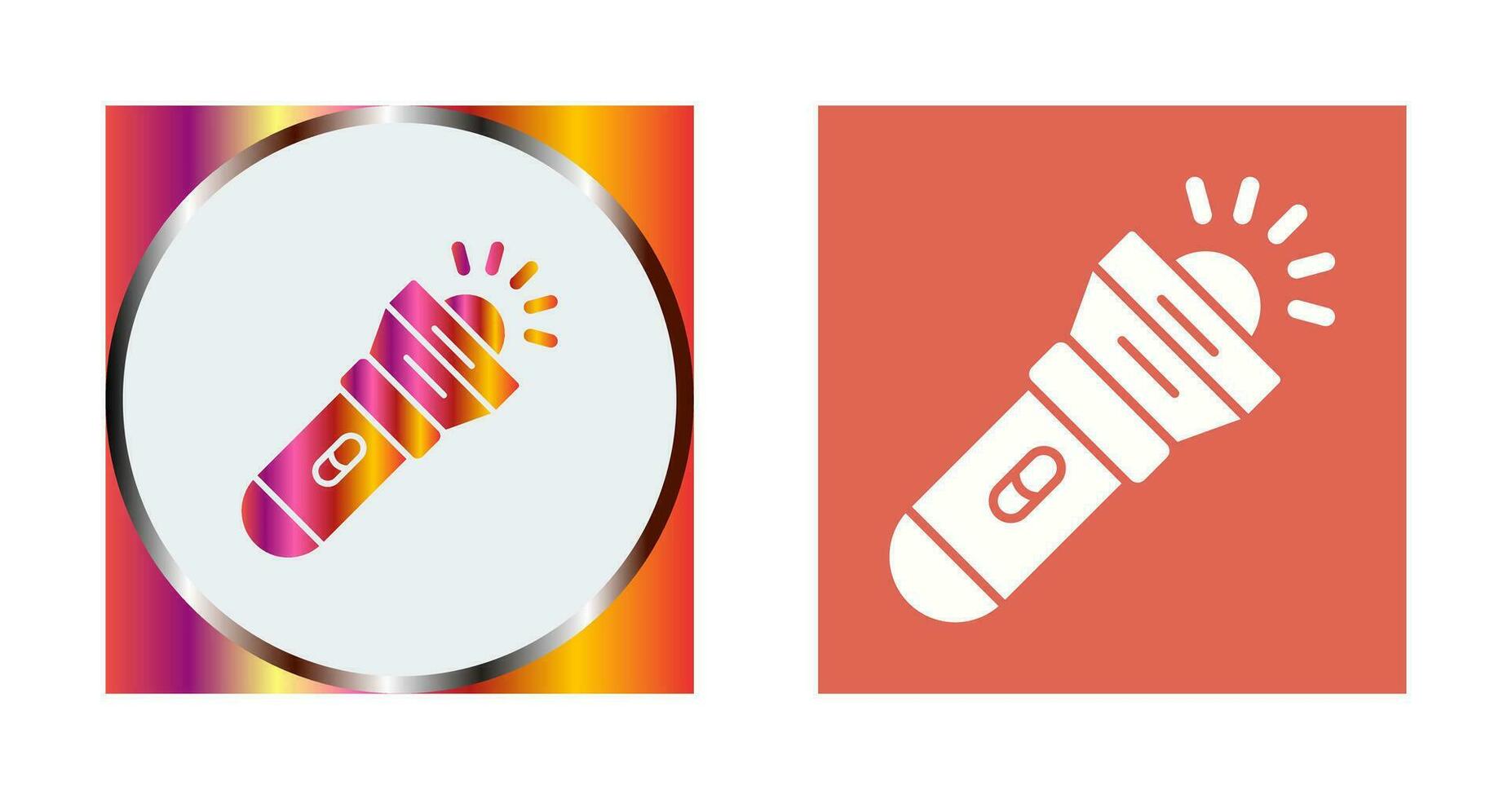 Flashlight Vector Icon
