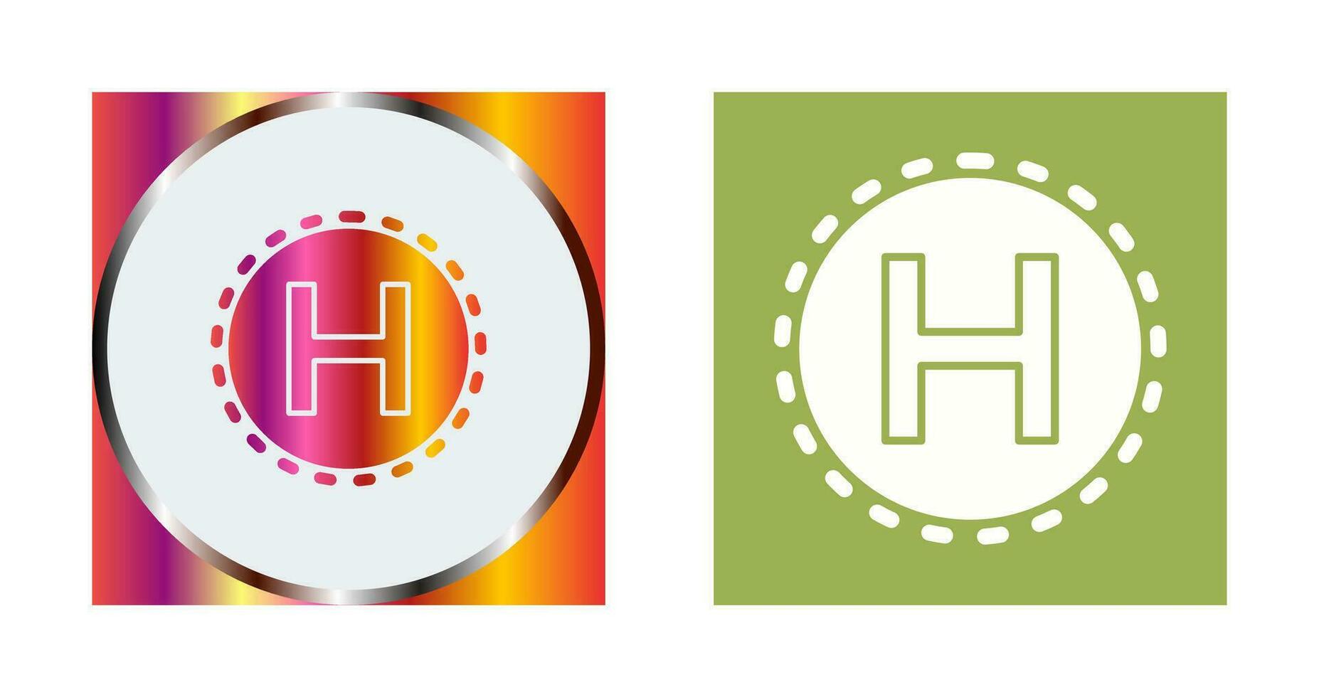 Helipad Vector Icon