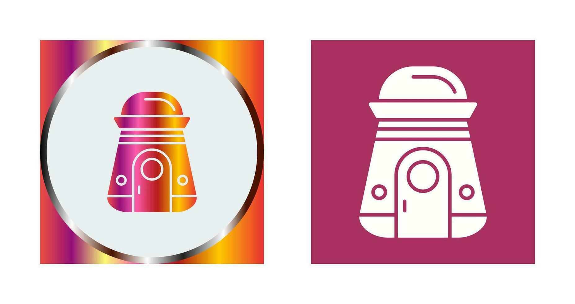 Space Capsule Vector Icon