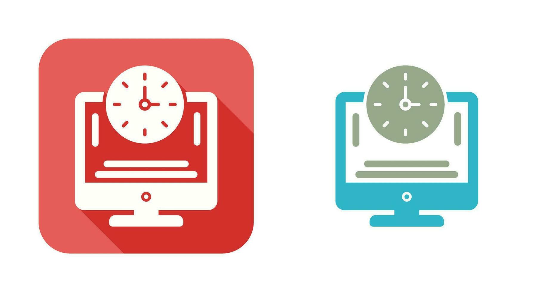 Online Time Vector Icon