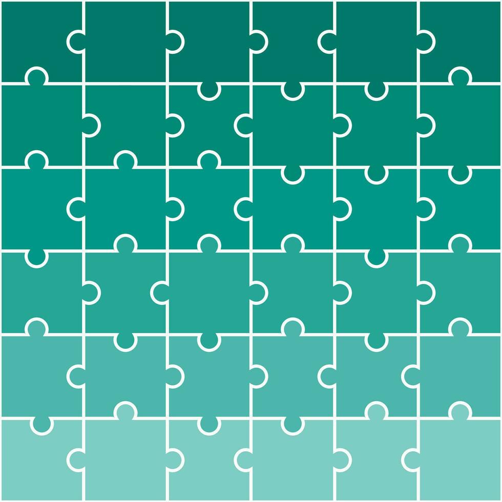Green shade jigsaw pattern. jigsaw line pattern. jigsaw seamless pattern. Decorative elements, clothing, paper wrapping, bathroom tiles, wall tiles, backdrop, background. vector