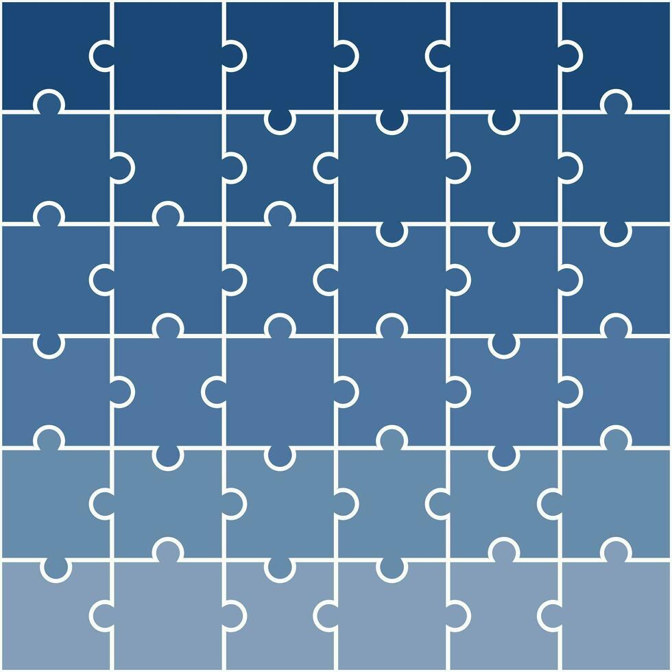 Navy blue shade jigsaw pattern. jigsaw line pattern. jigsaw seamless pattern. Decorative elements, clothing, paper wrapping, bathroom tiles, wall tiles, backdrop, background. vector