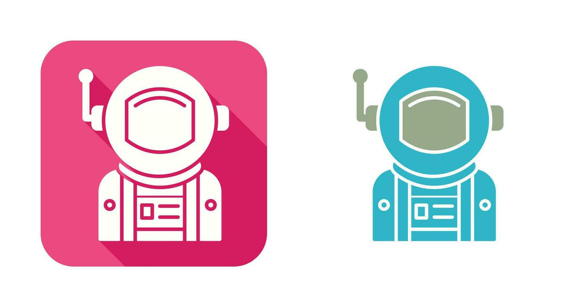 icono de vector de astronauta