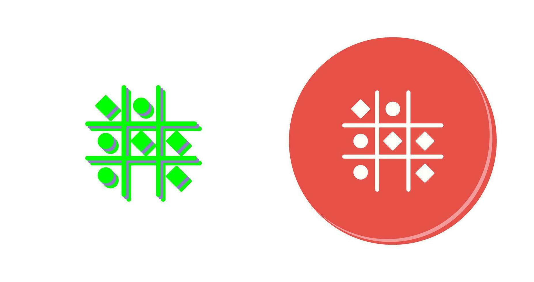 Tic Tac Toe Vector Icon