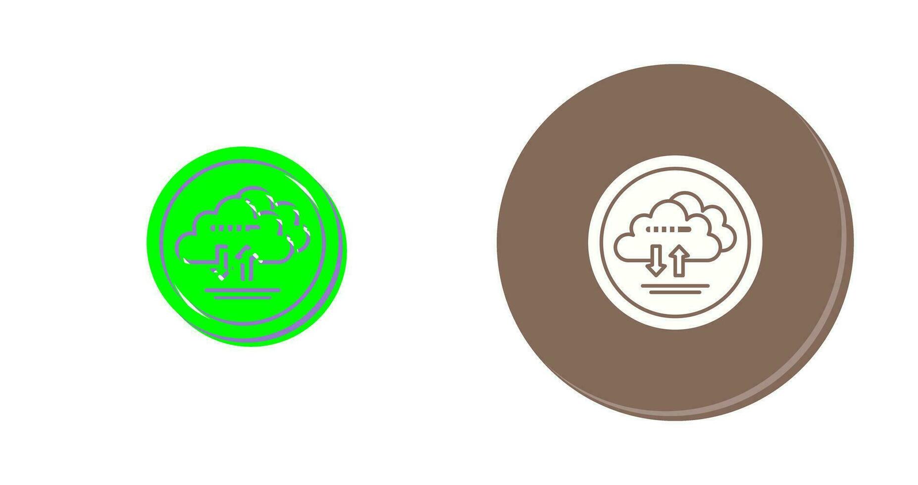 Cloud Data Vector Icon