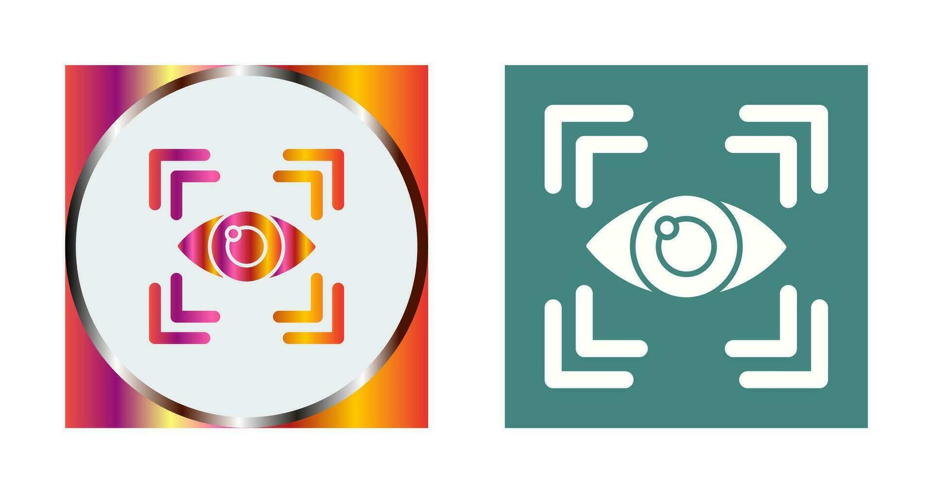 Eye Scan Vector Icon
