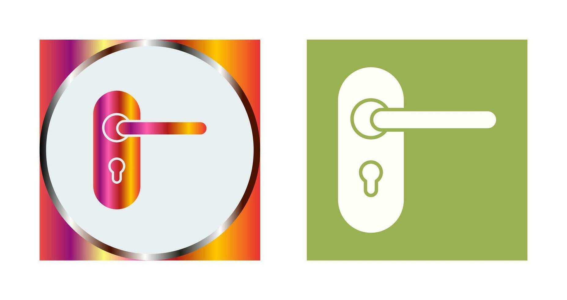 Door Lock Vector Icon