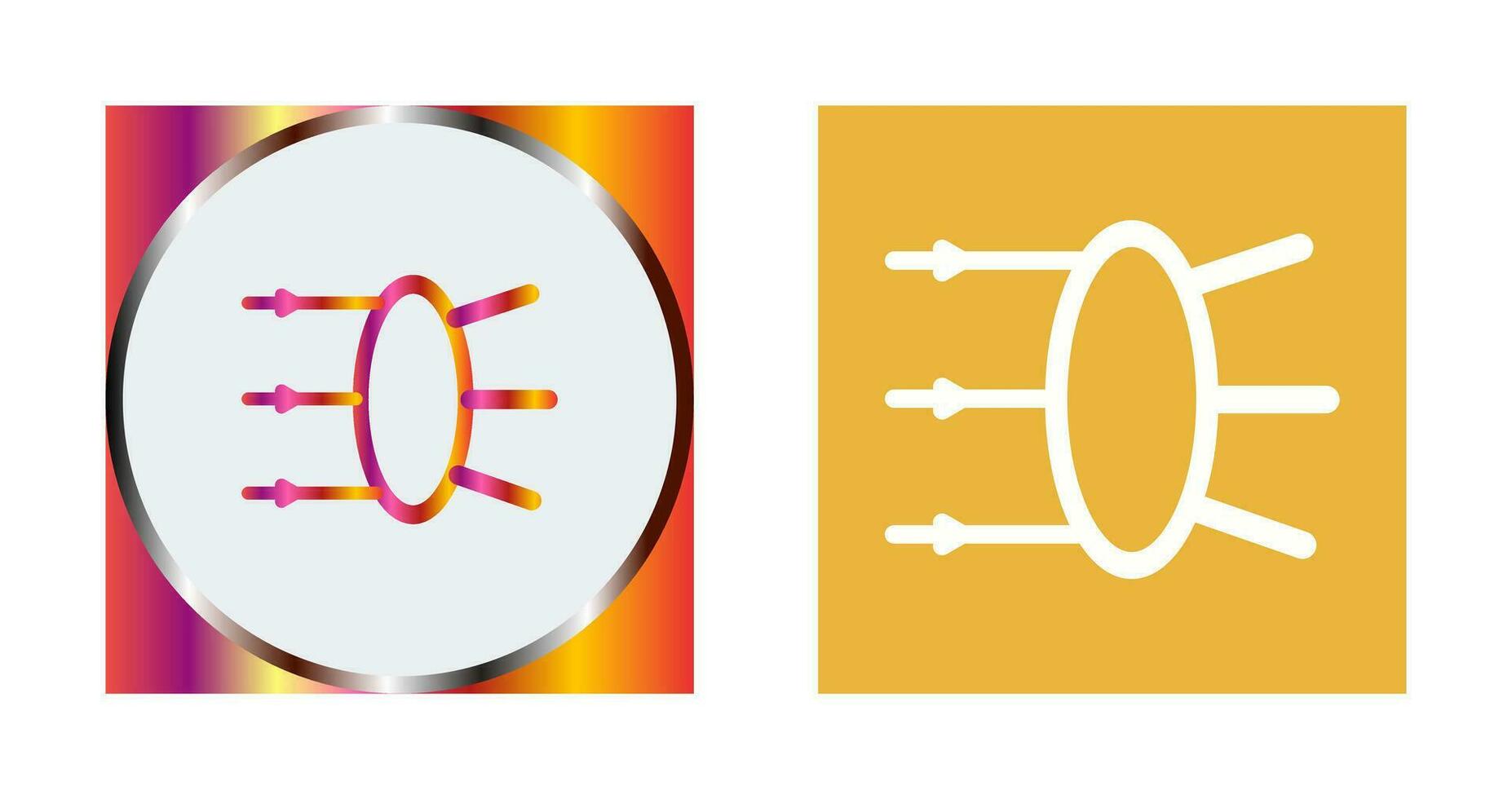 Refraction Vector Icon