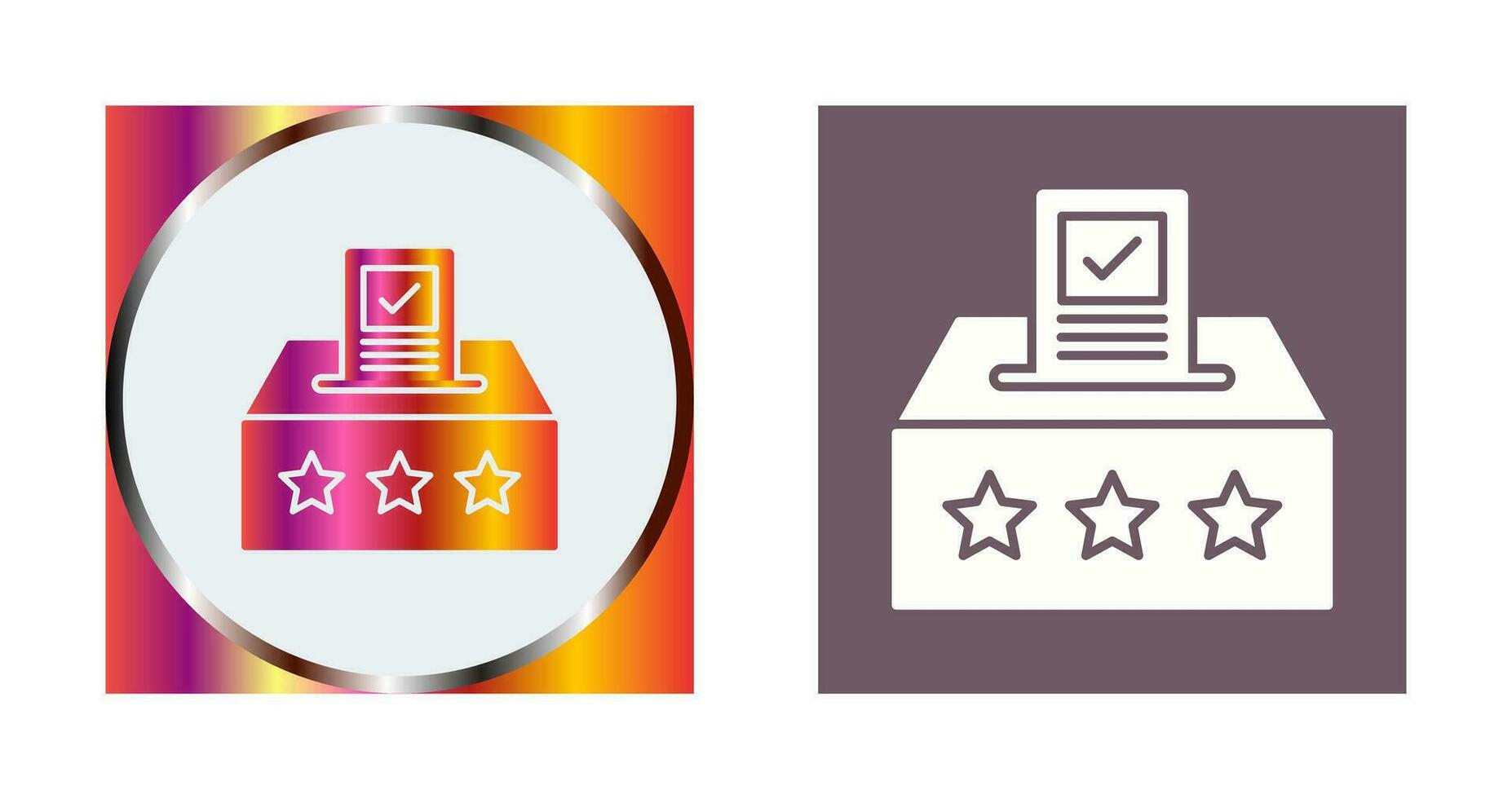 Ballot Vector Icon