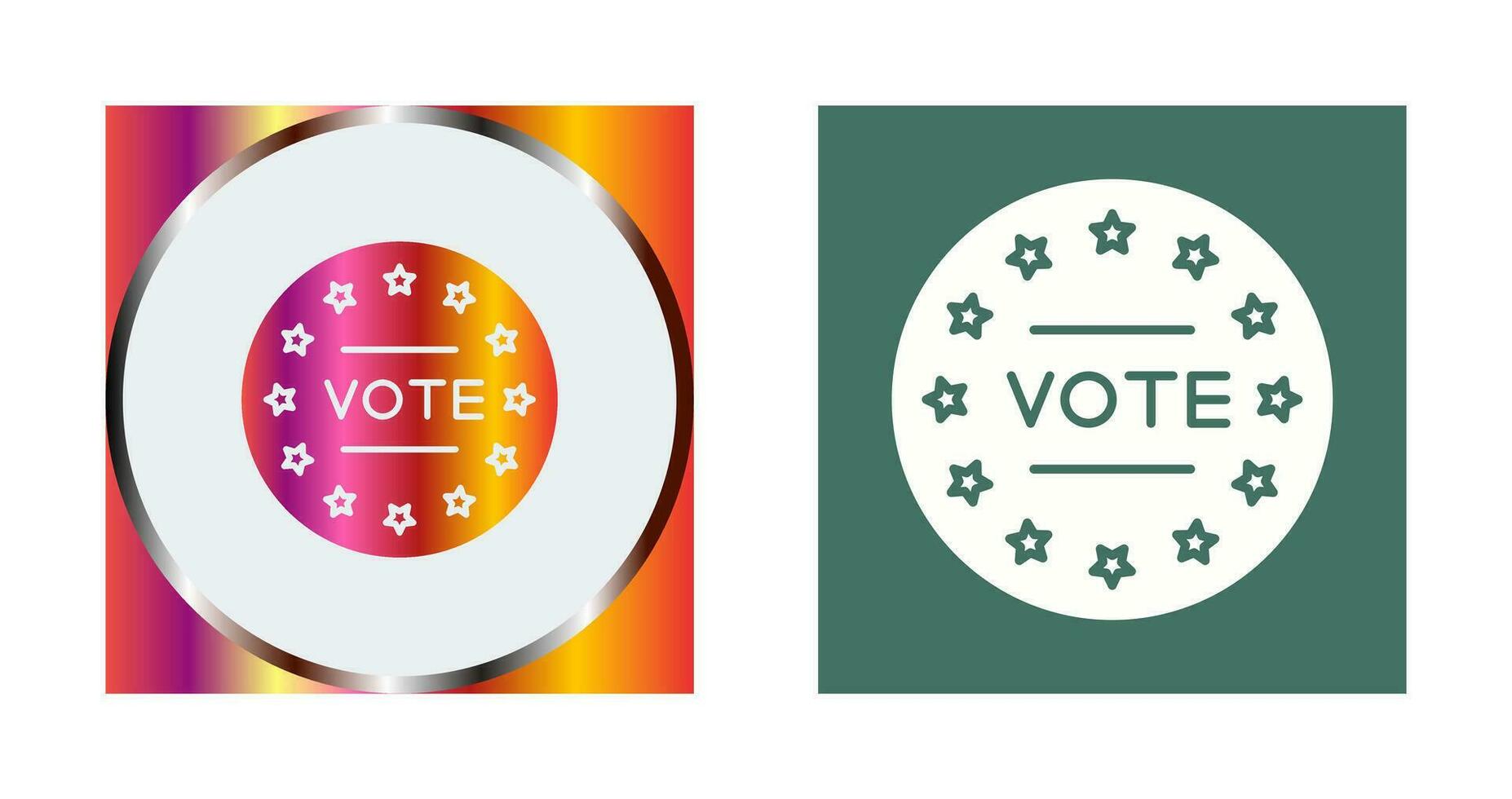 icono de vector de voto