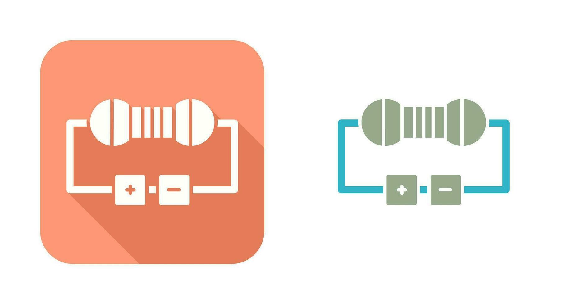 Resistor Vector Icon