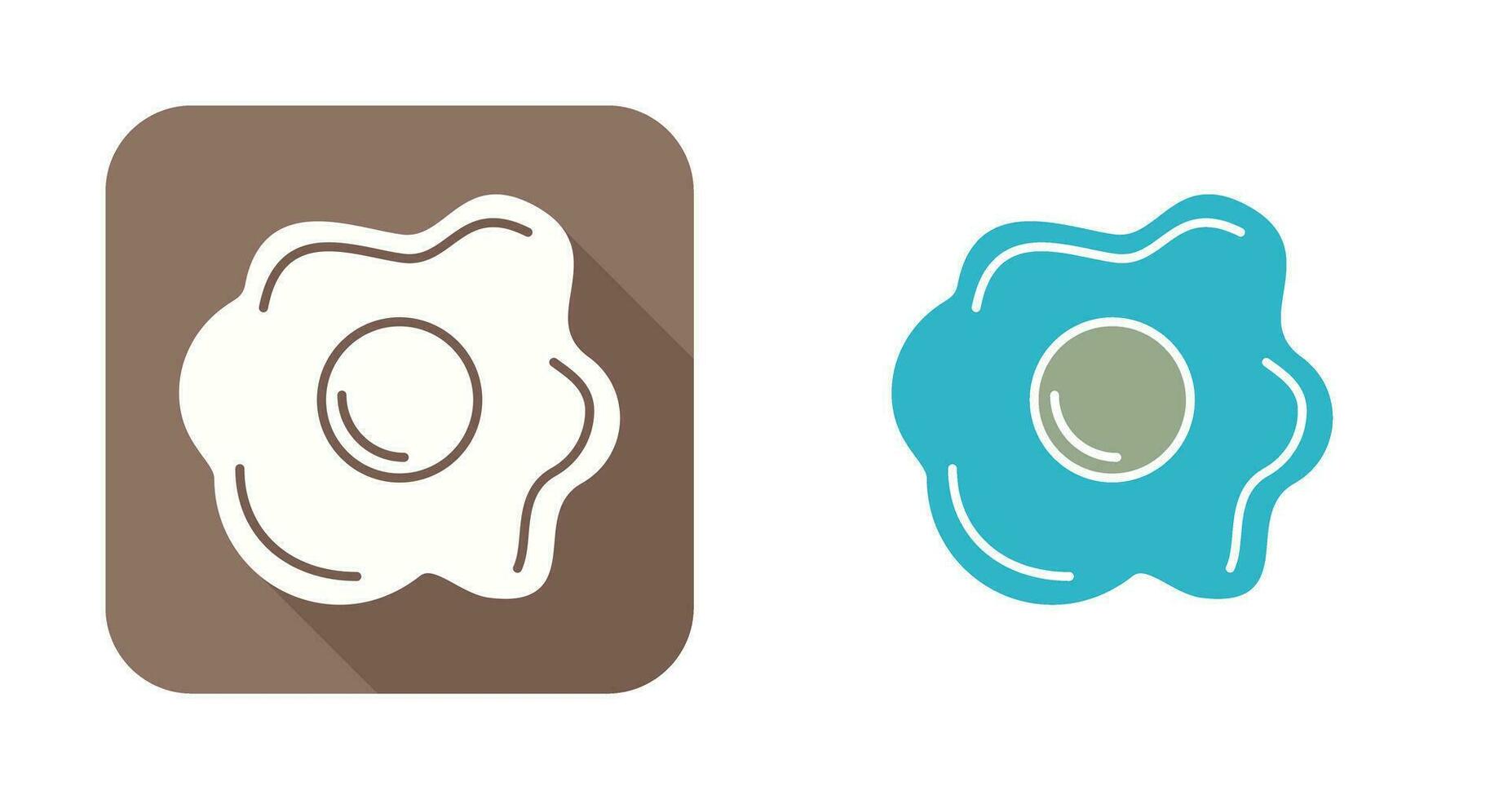 Fried egg Vector Icon