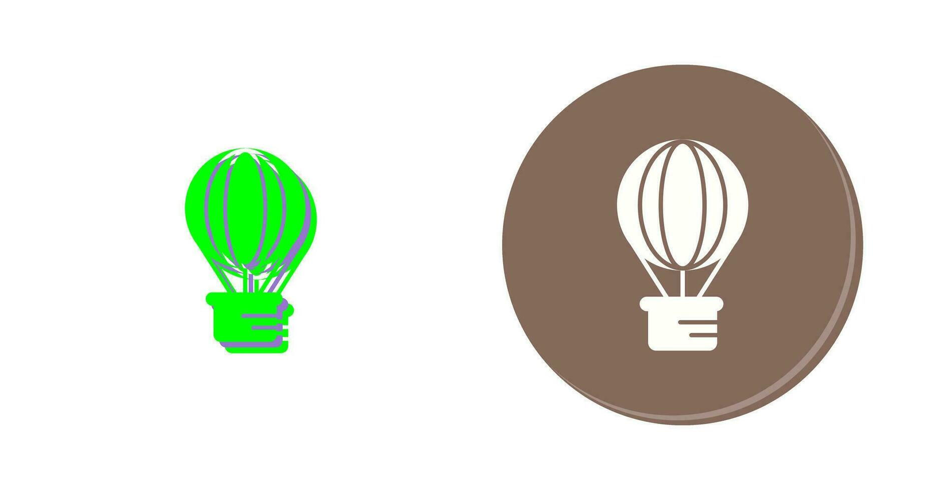 Hot Air Balloon Vector Icon