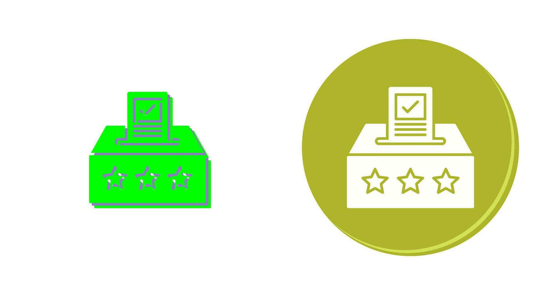 Ballot Vector Icon