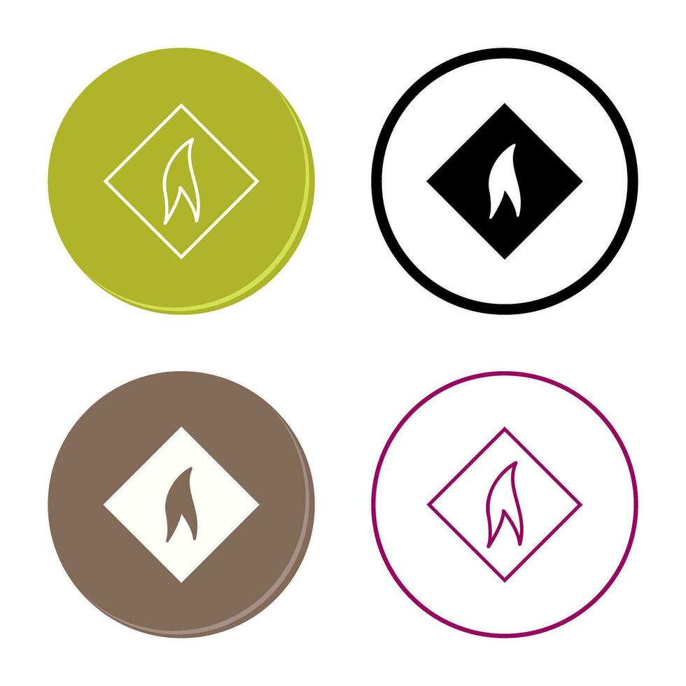 Flammable Material Vector Icon
