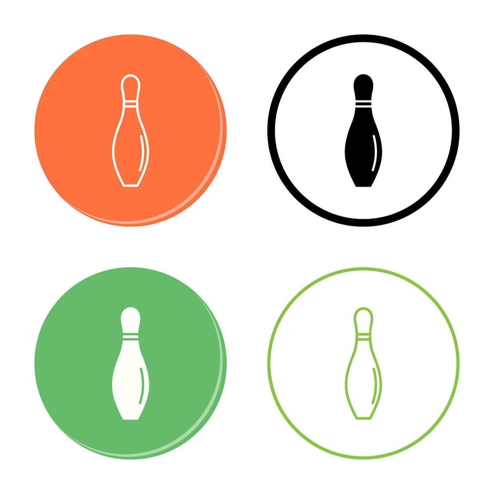 Bowling Pin Vector Icon