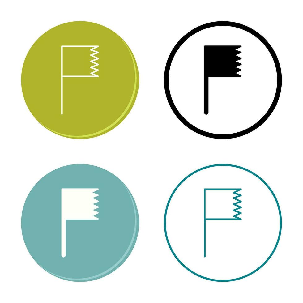 Unique Flag Vector Icon