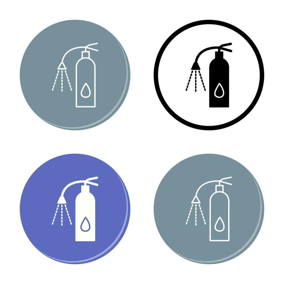 Unique Using Extinguisher Vector Icon