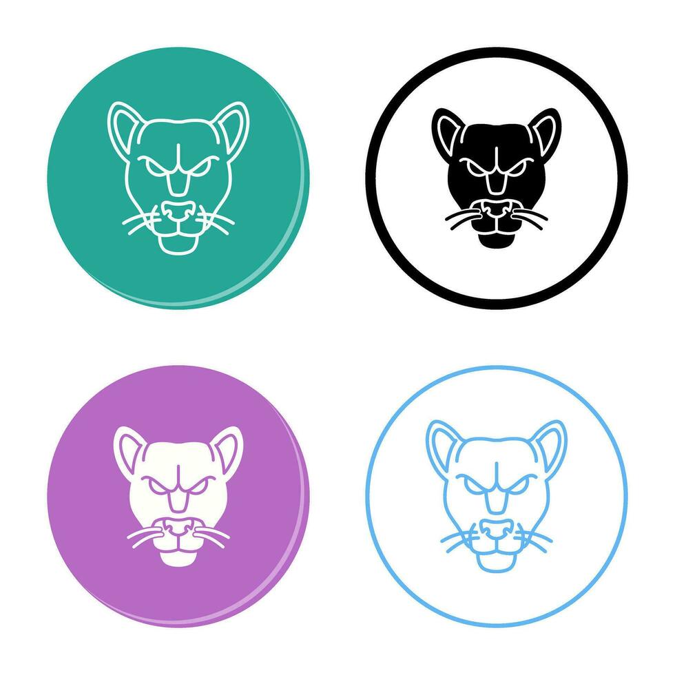 Black Panther Vector Icon