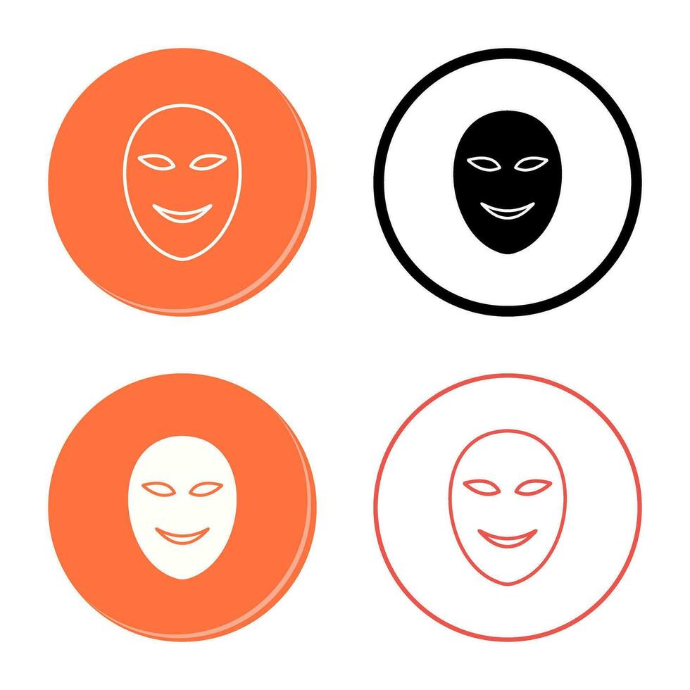 Ancient Face Mask Vector Icon