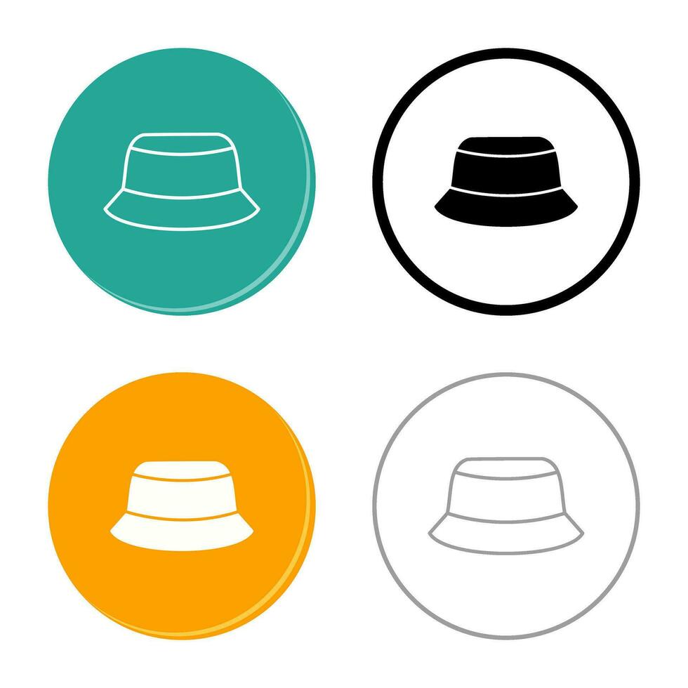 icono de vector de sombrero de hombre