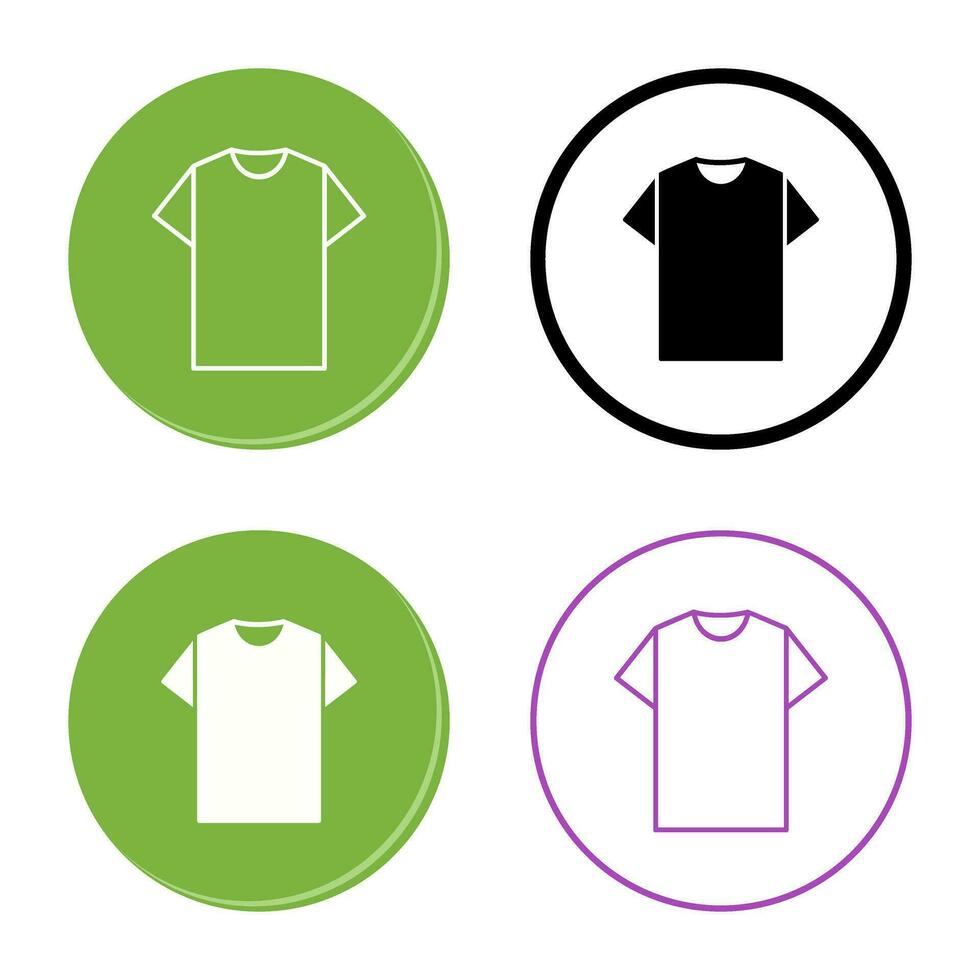 Plain T Shirt Vector Icon