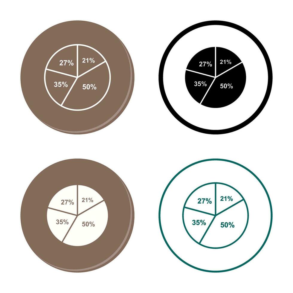 Pie Chart Vector Icon