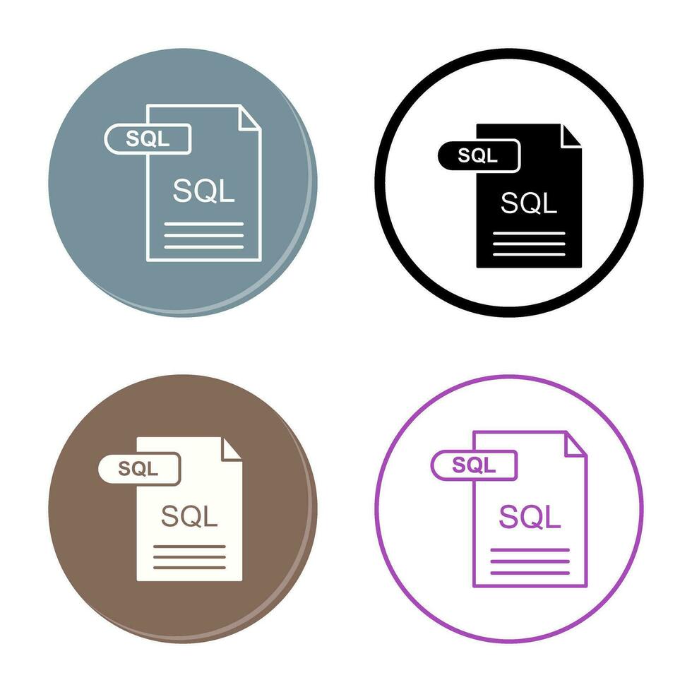 SQL Vector Icon 34164282 Vector Art at Vecteezy