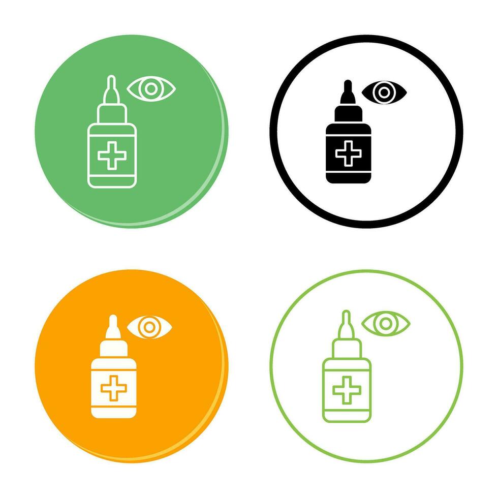 Eye Drop Vector Icon