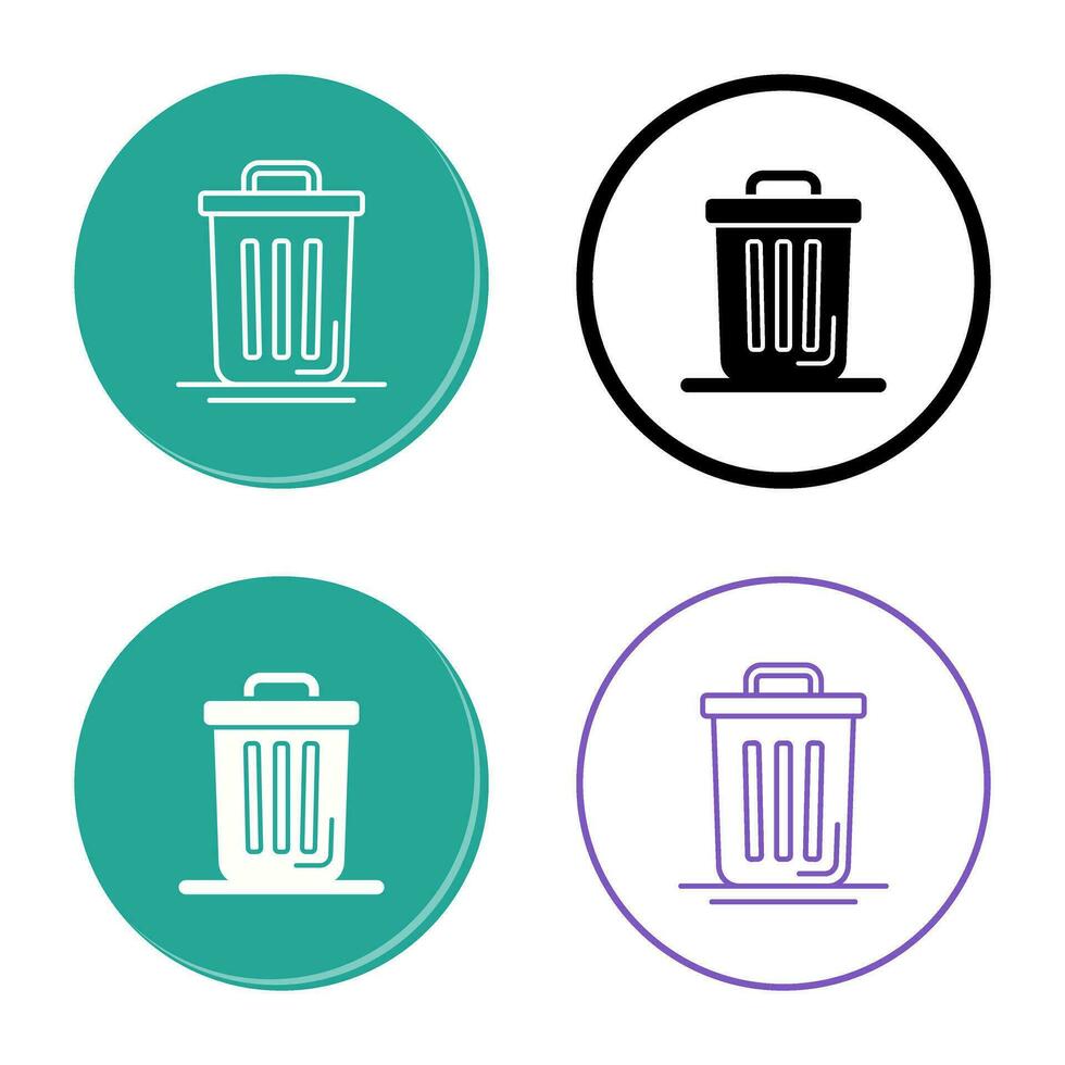 Trash Can Vector Icon