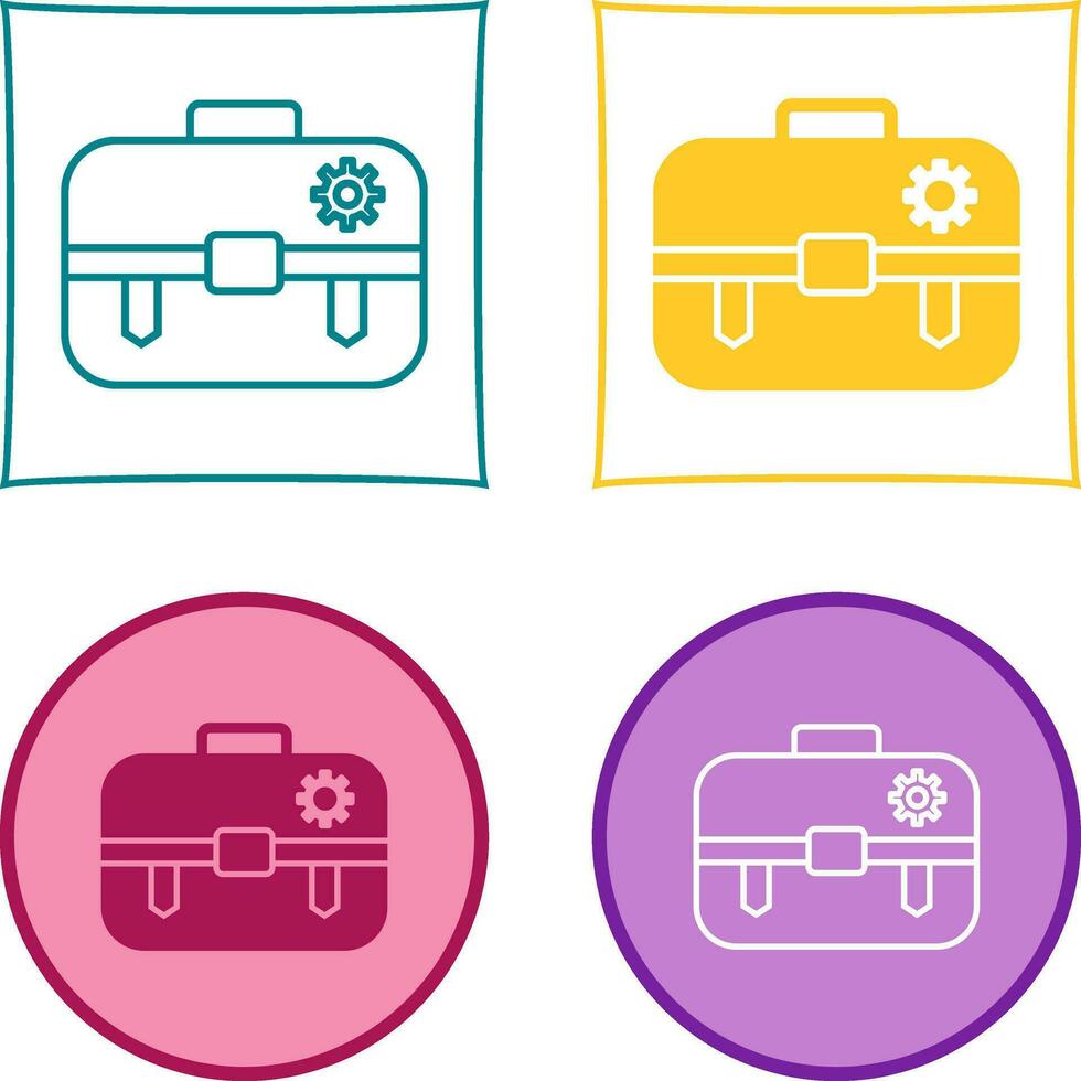 icono de vector de gestión de cartera única