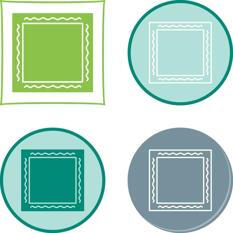 Unique Frame Vector Icon