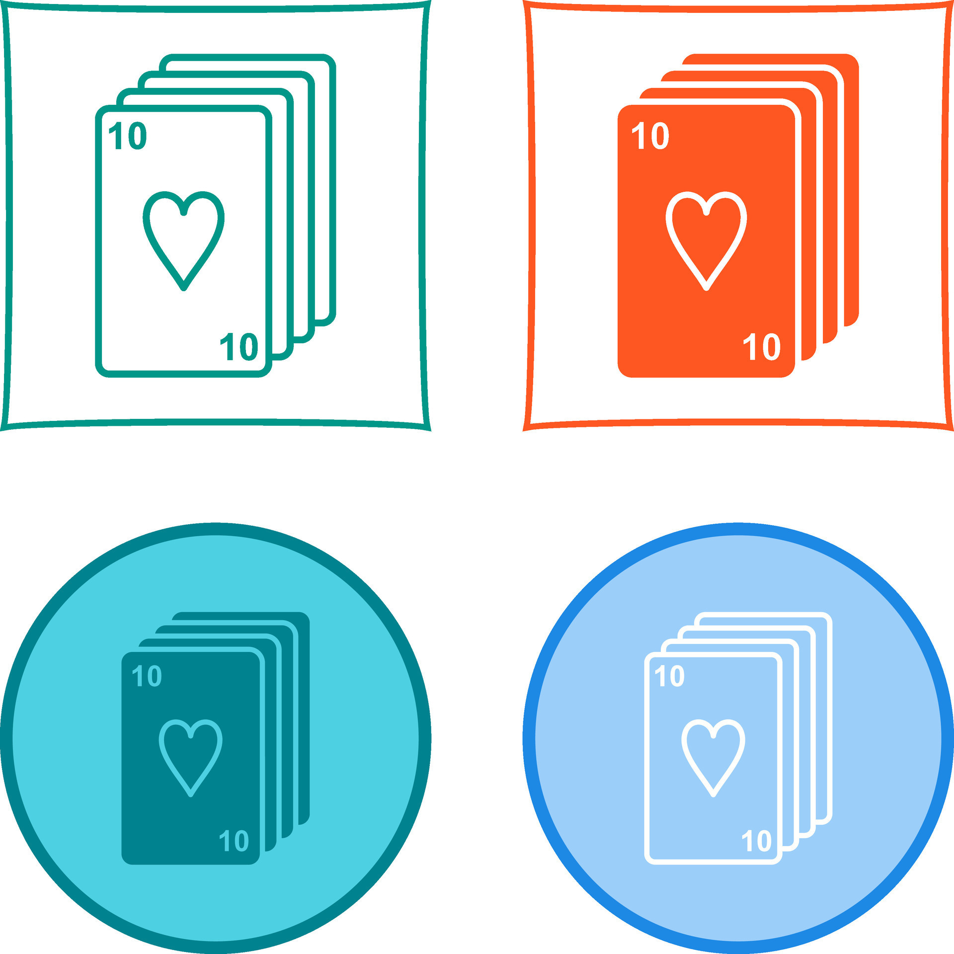 Deck of Cards Vector Icon 34165355 Vector Art at Vecteezy