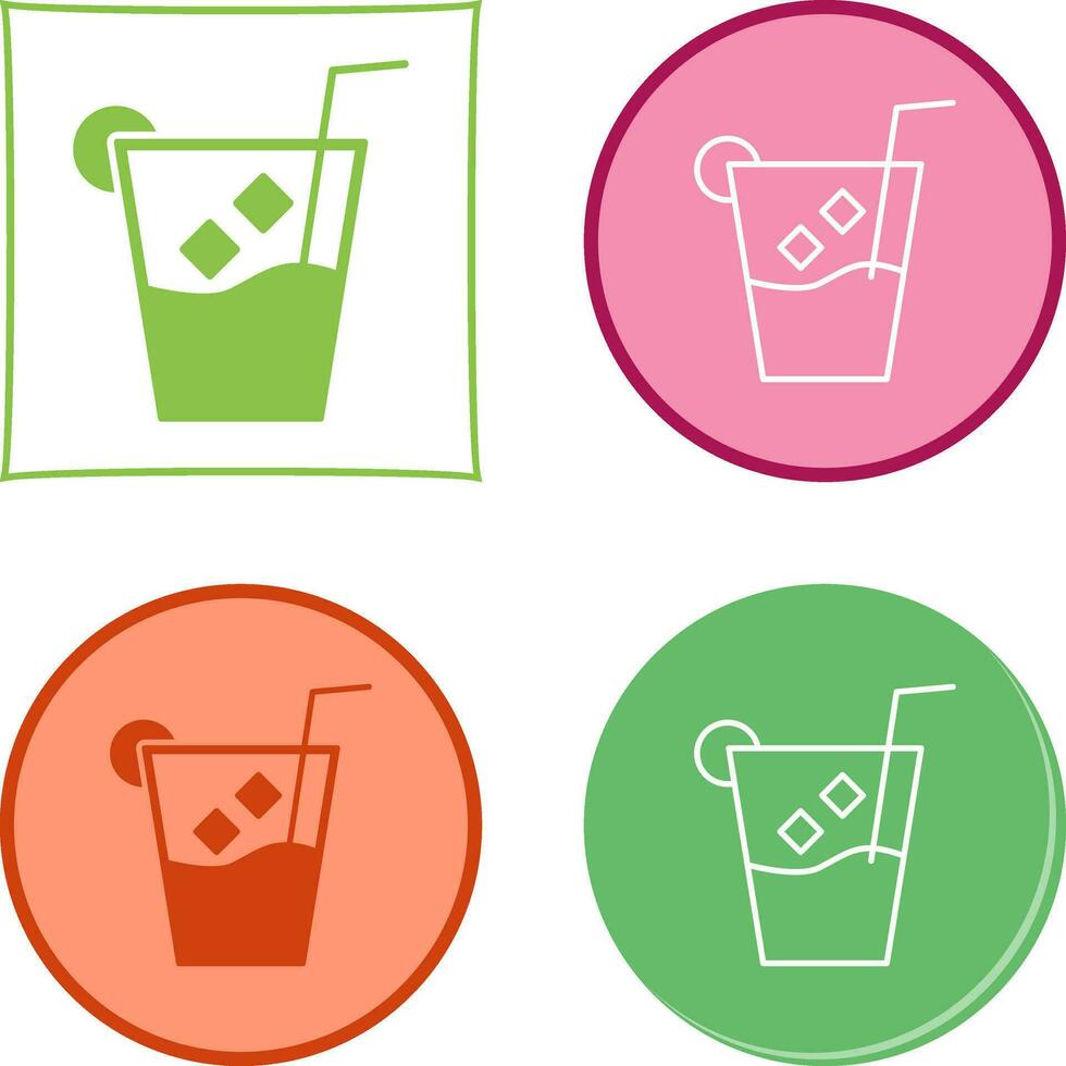 Unique Whiskey Sour Vector Icon