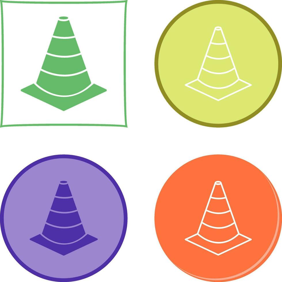 Unique Cone Vector Icon