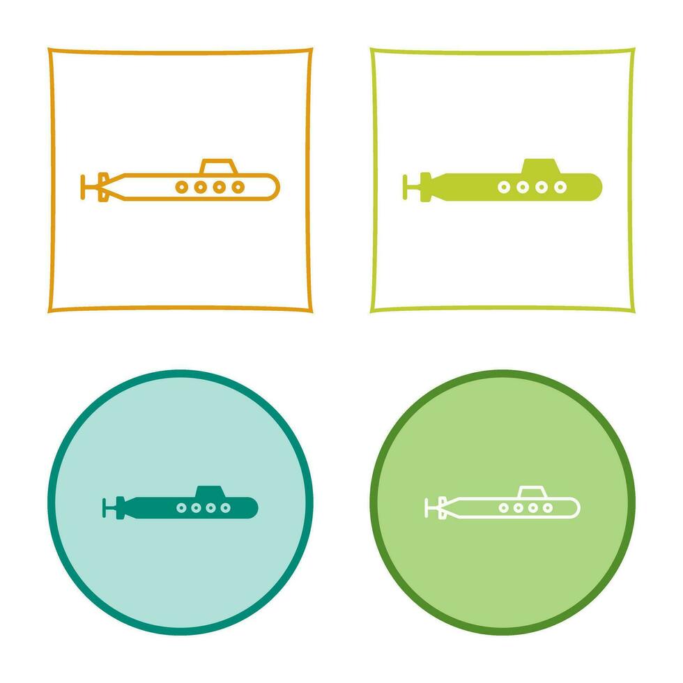 Submarine Vector Icon