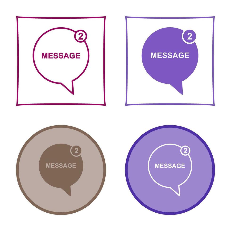 Message Bubbles Vector Icon