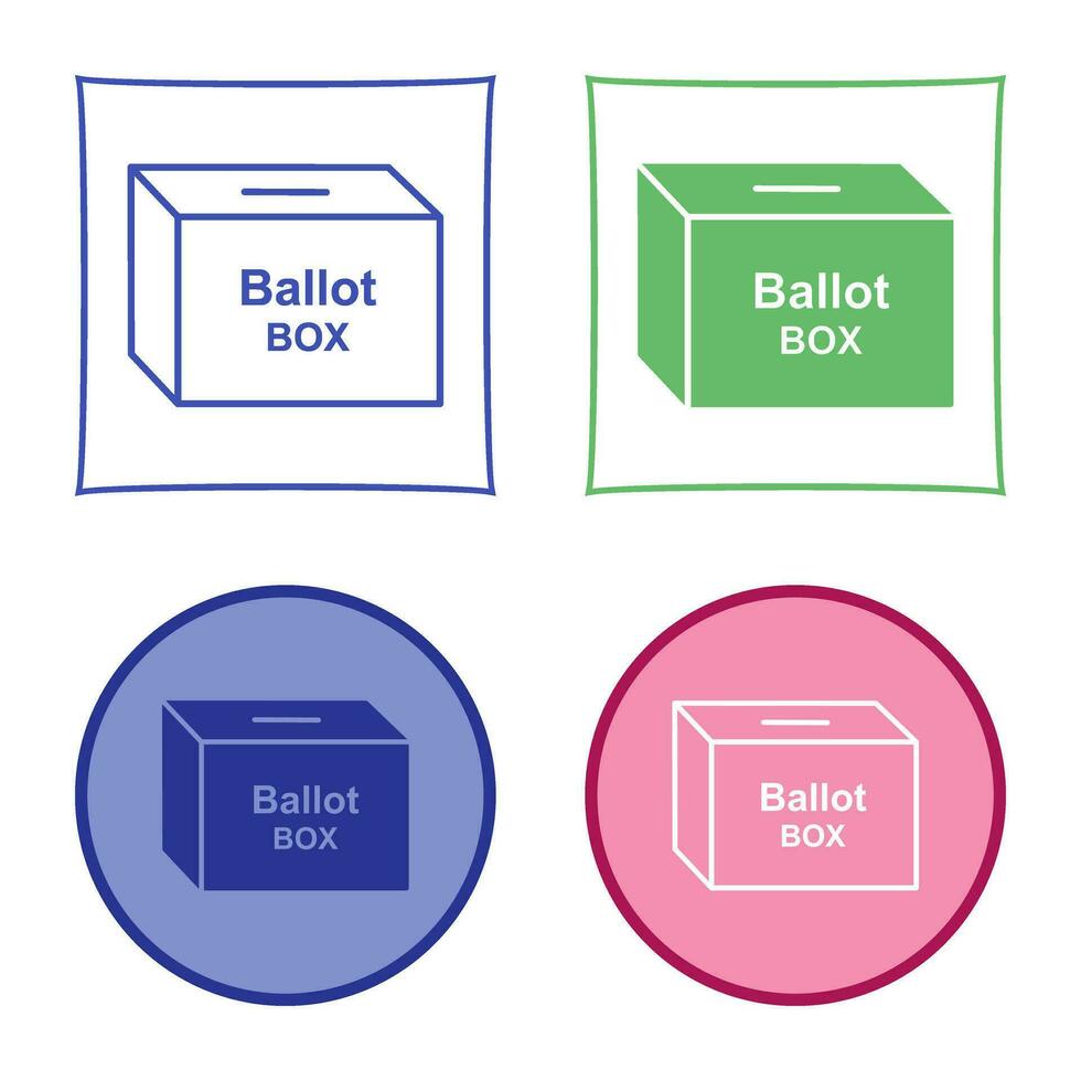 Ballot Box Vector Icon