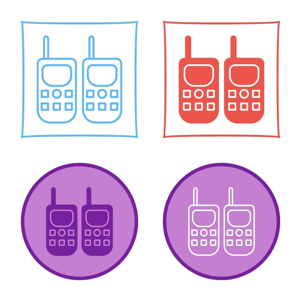 Walkie Talkie Vector Icon