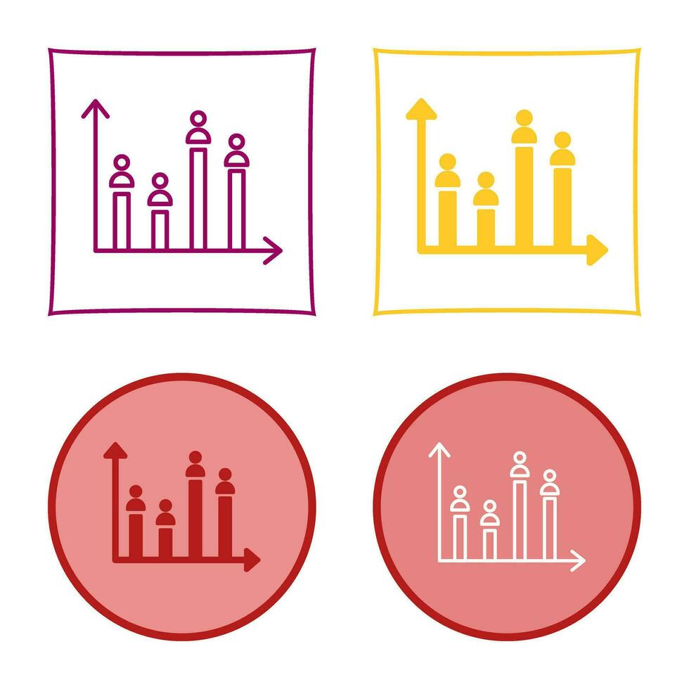 Candidate Graph Vector Icon