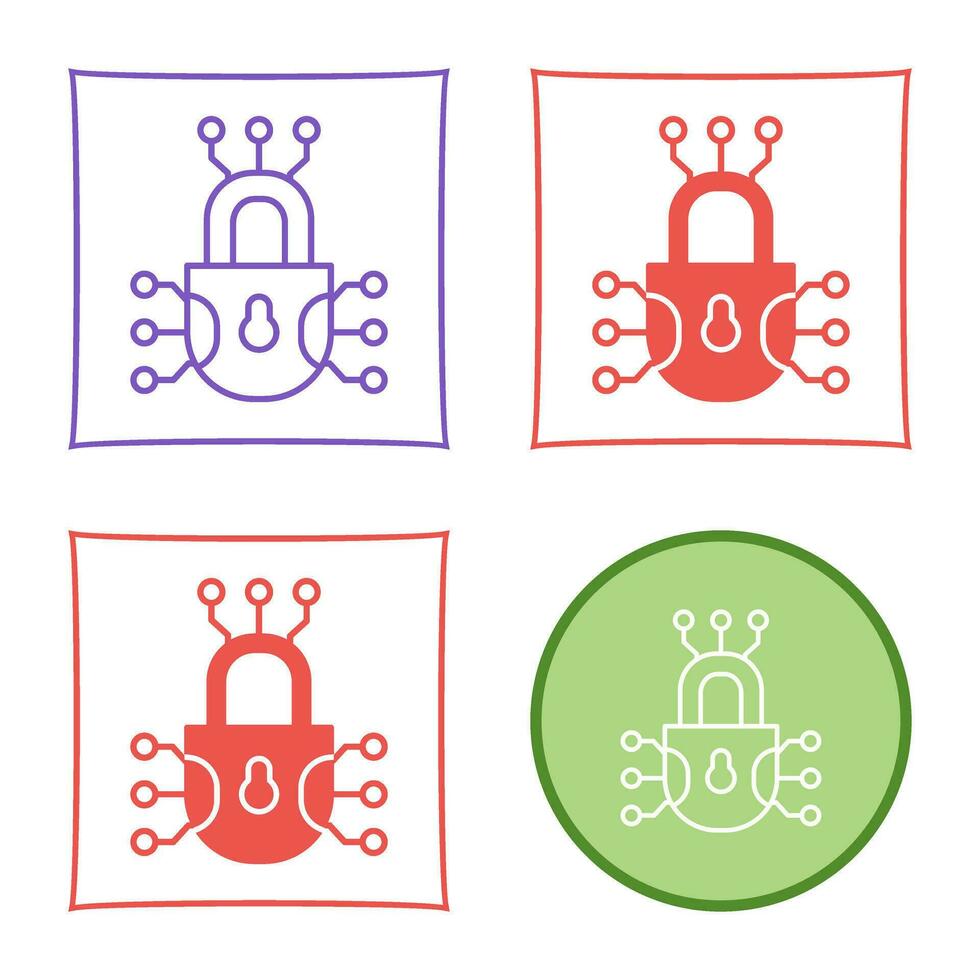 Cyber Defense Vector Icon