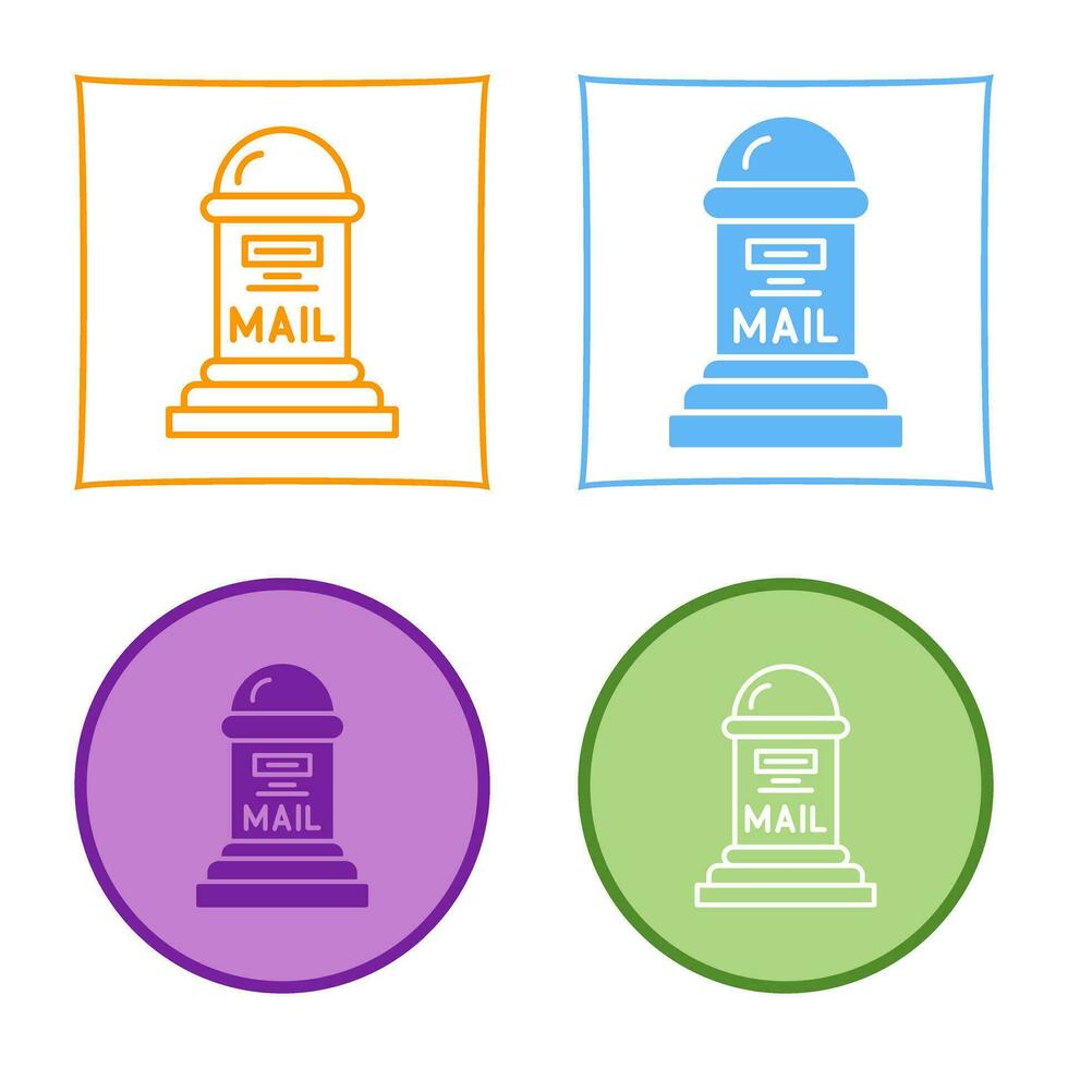 Mail Box Vector Icon
