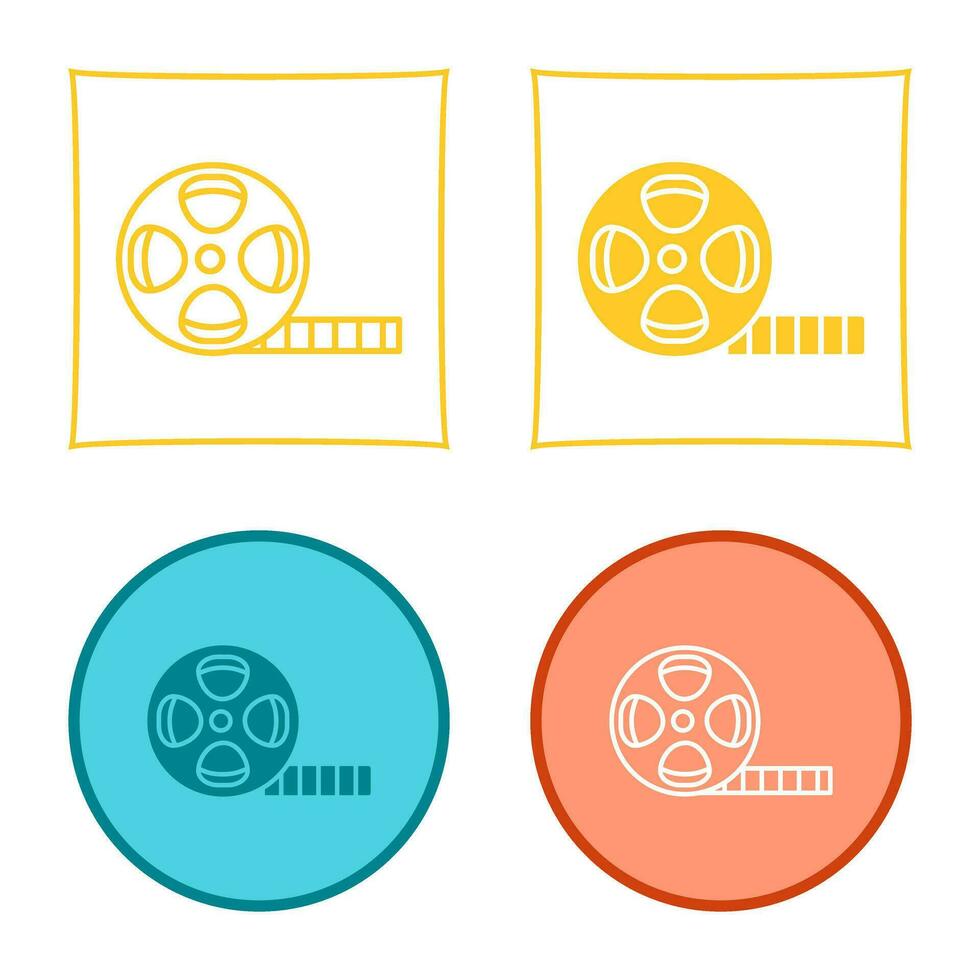 Film Reel Vector Icon