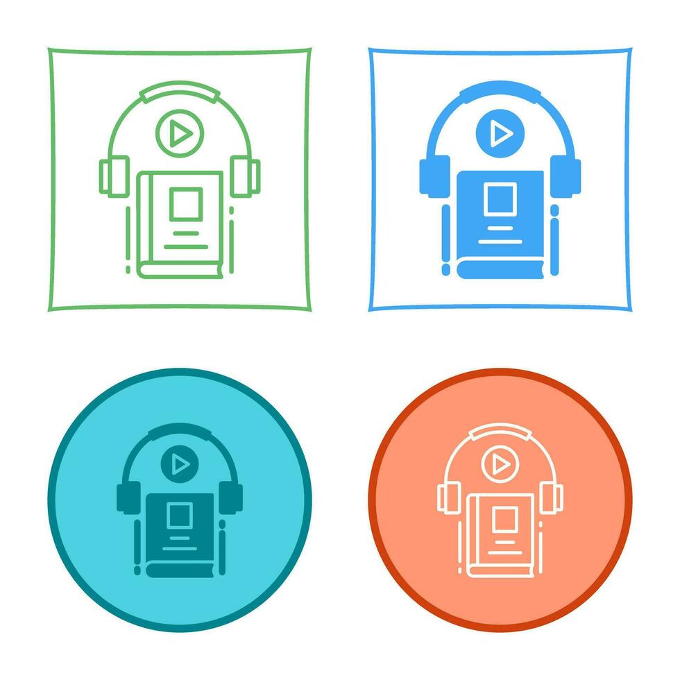 Audio Book Vector Icon