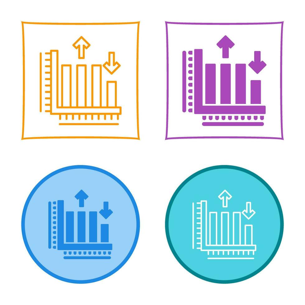 Bar Graph Vector Icon