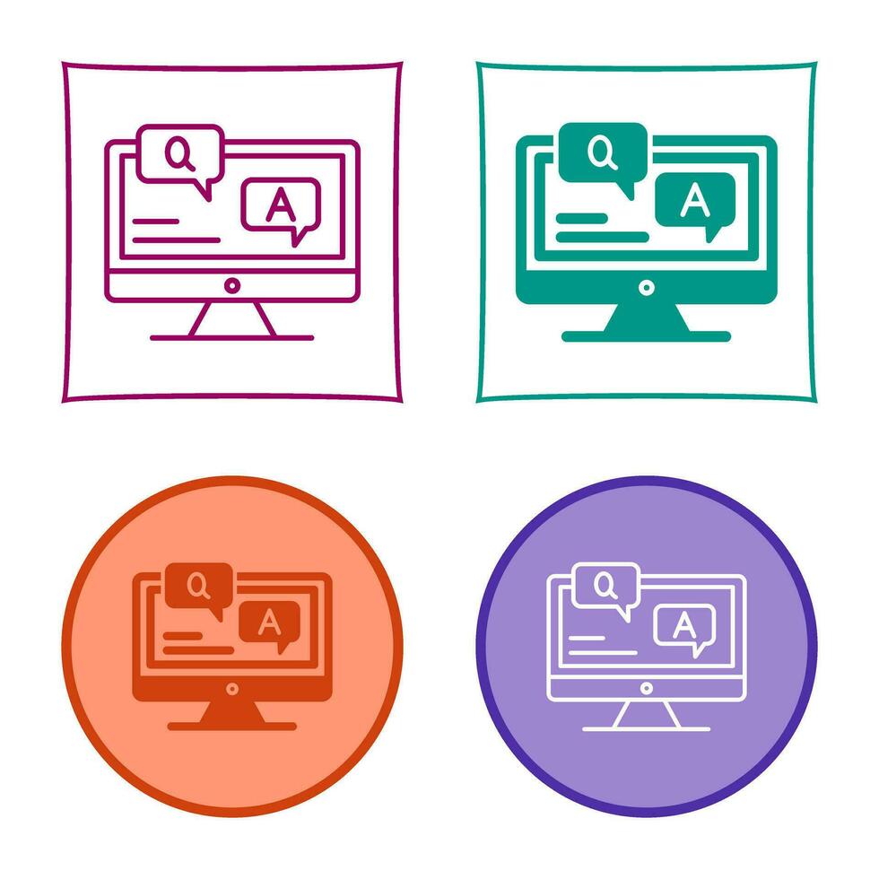 Faq Vector Icon