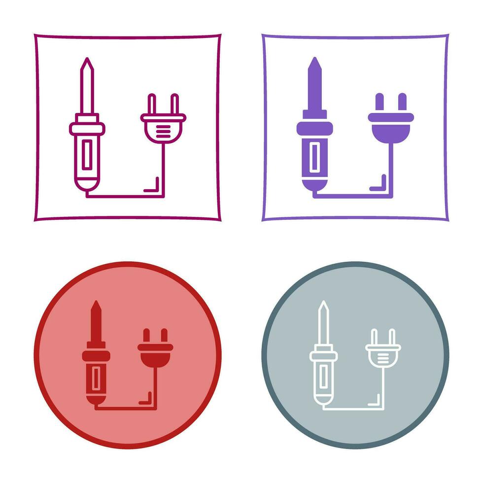 Soldering Iron Vector Icon